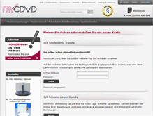 Tablet Screenshot of mycdvd-mediashop.de